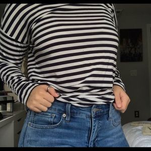 H&M long sleeve striped tee